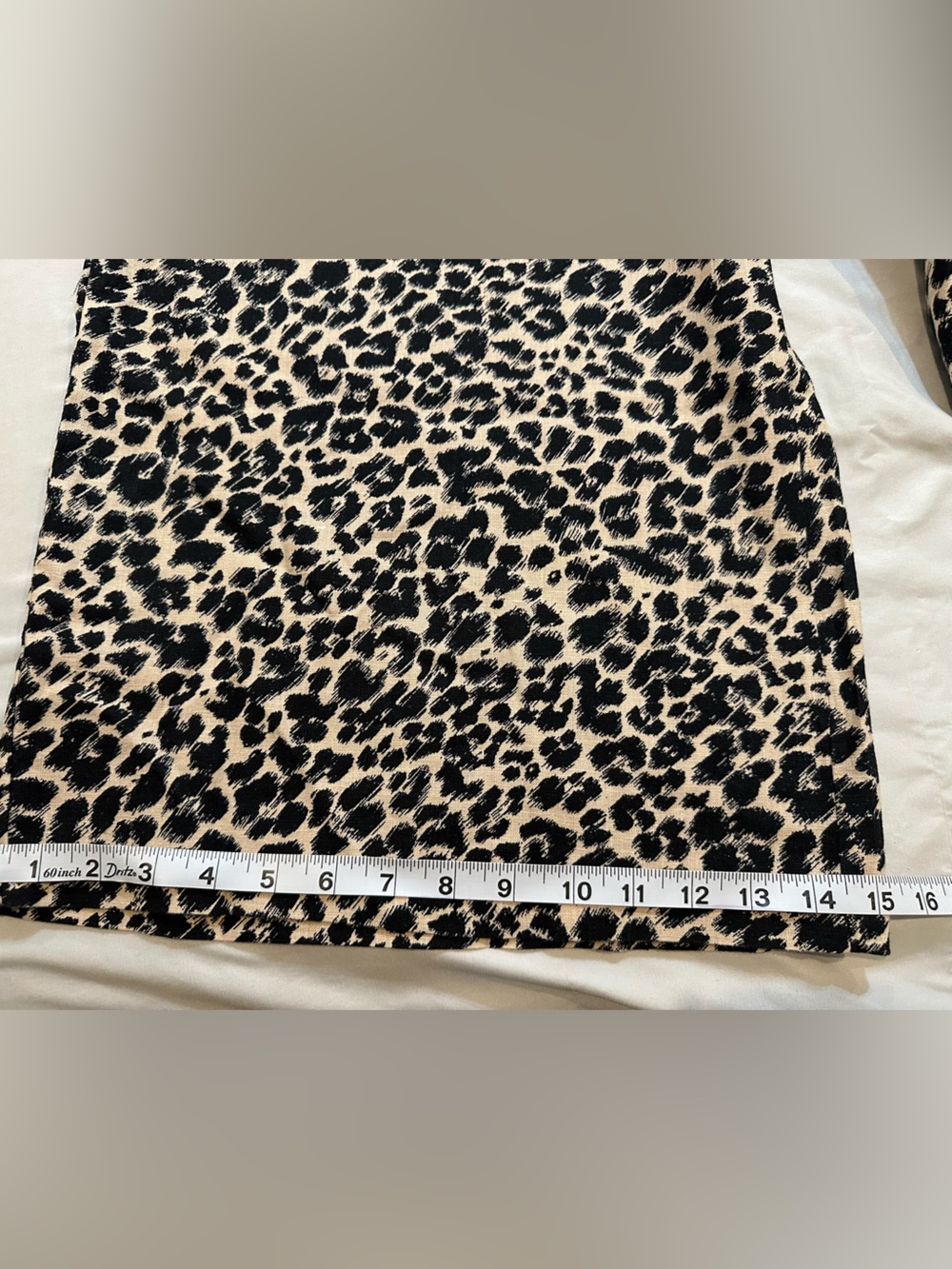 Anthropologie Leopard Print Wide Leg Pull-On Lounge Casual Women’s - Picture 8 of 11